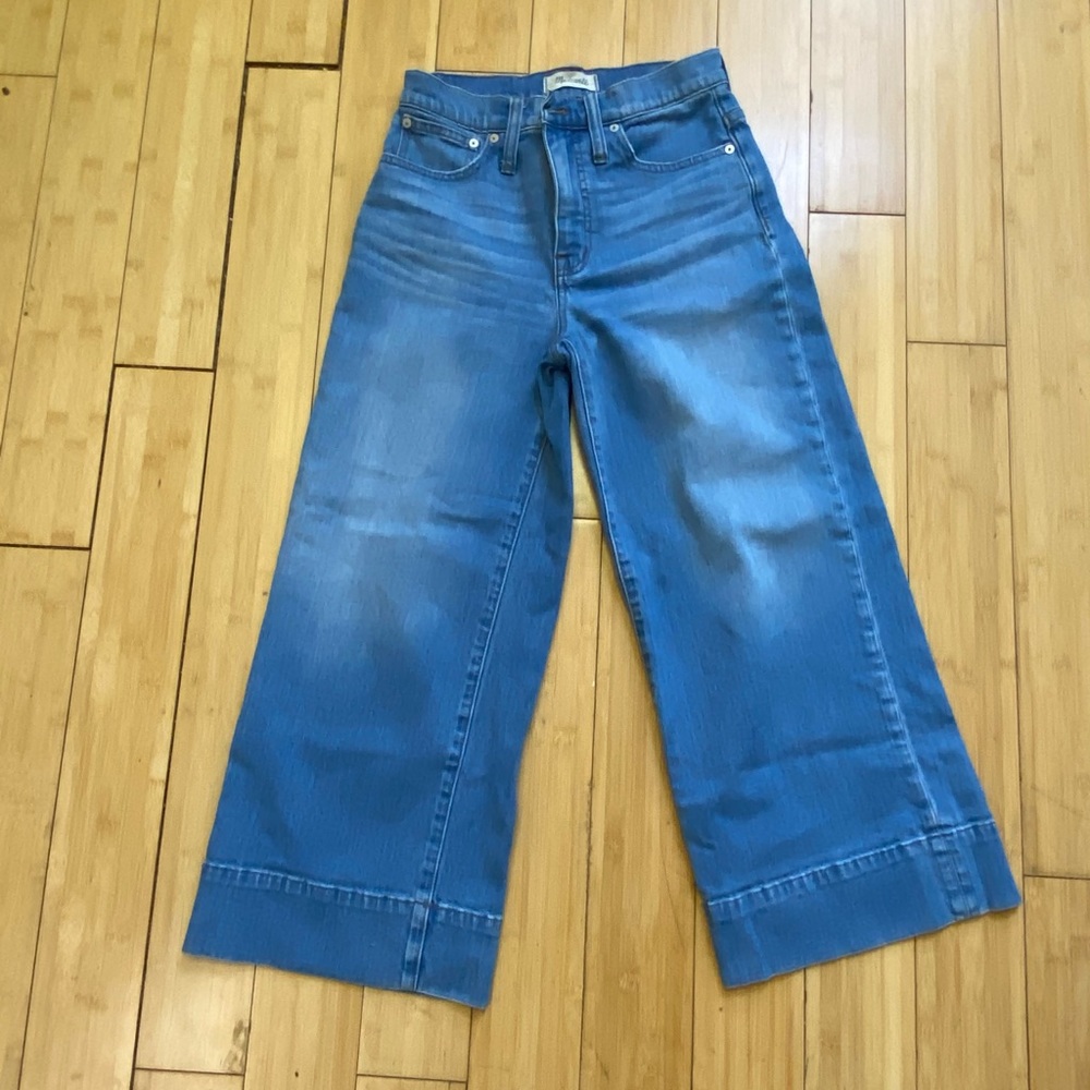 Madewell Wide Leg Crop Jeans